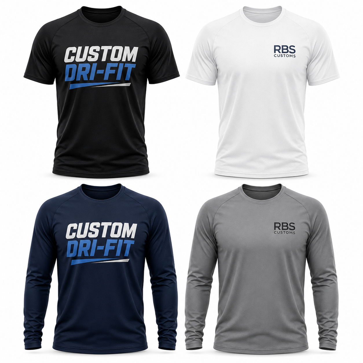 Custom Dri-Fit Shirts – DTF or Embroidery
