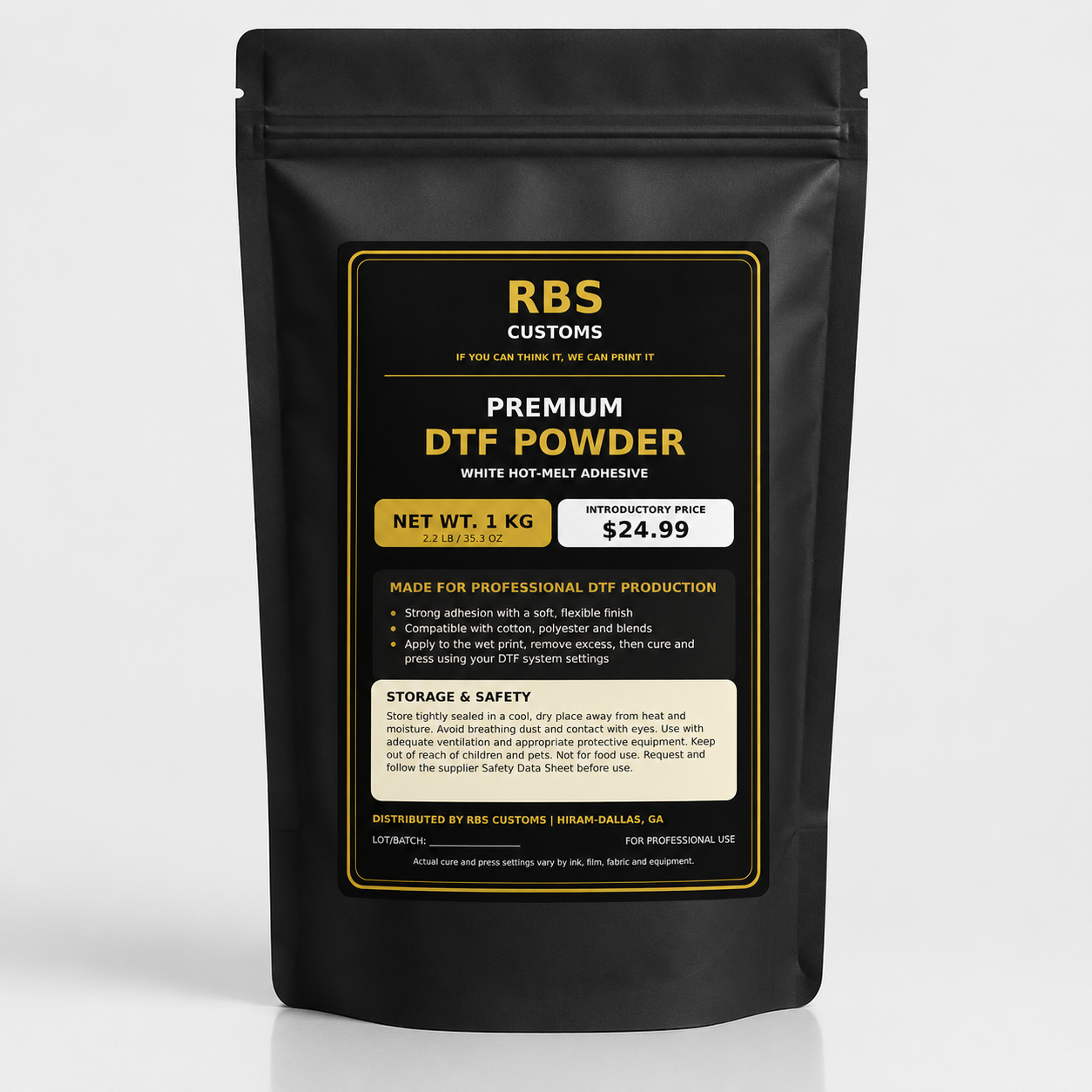 Premium DTF Powder – 1 KG