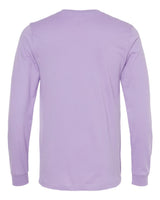 BELLA+CANVAS 3501 Dark Lavender - back, blank shirt