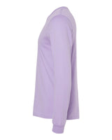 BELLA+CANVAS 3501 Dark Lavender - side, blank shirt