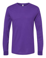 BELLA+CANVAS 3501 Team Purple - front, blank shirt