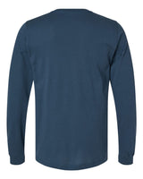 BELLA+CANVAS 3501 Vintage Navy - back, blank shirt