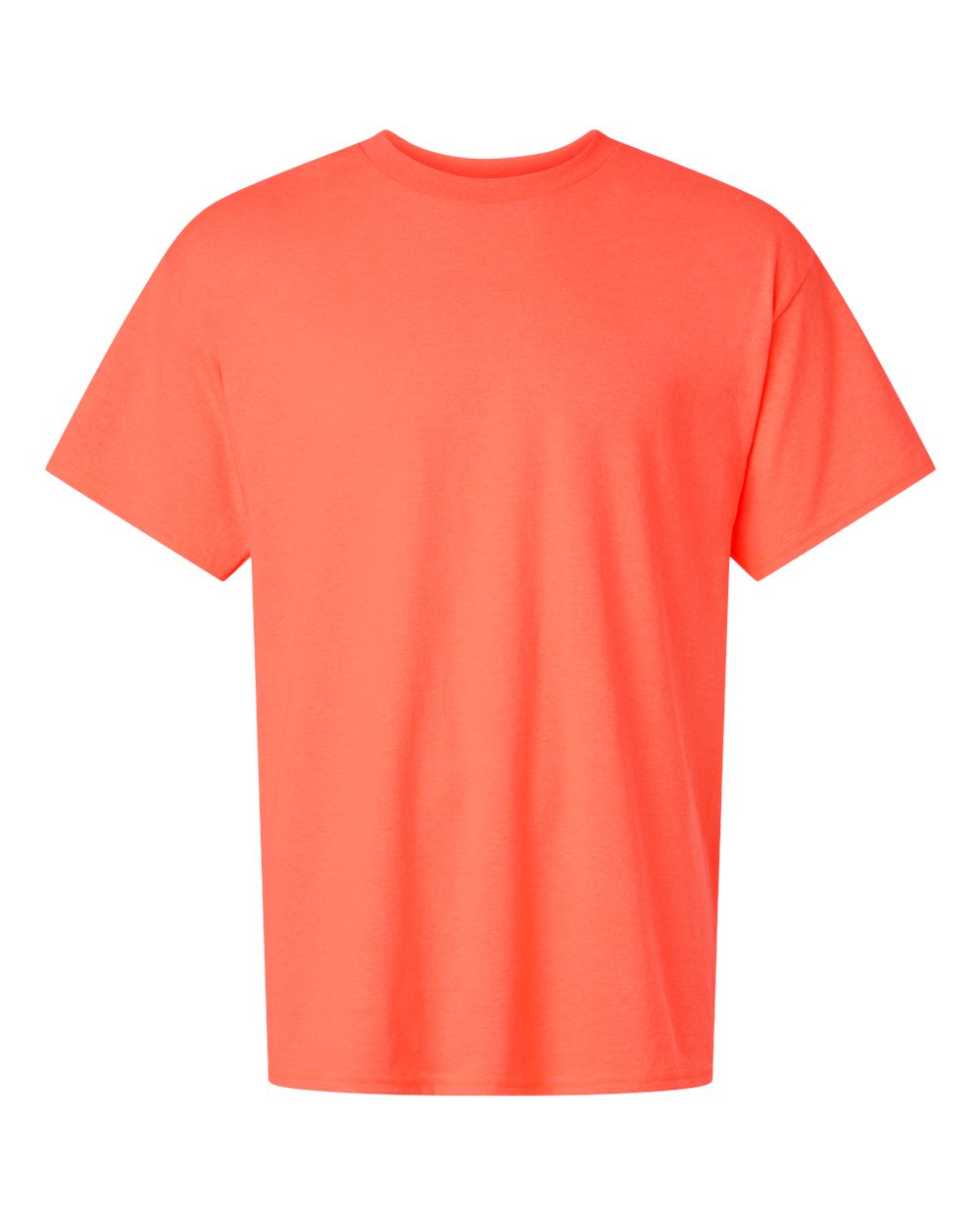 RBS Premium Tee in Heather Neon Coral