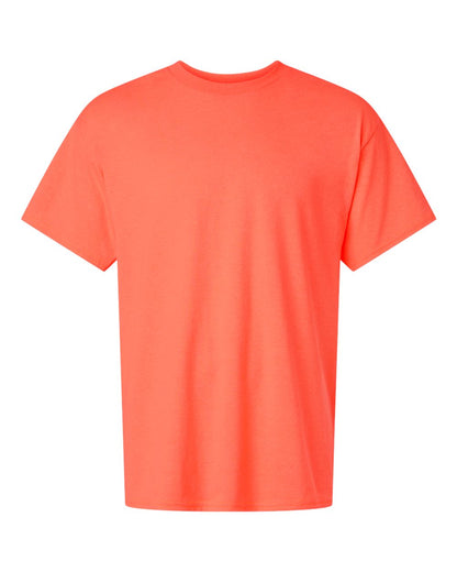 RBS Premium Tee in Heather Neon Coral
