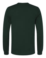 BELLA+CANVAS 3501 Forest - back, blank shirt