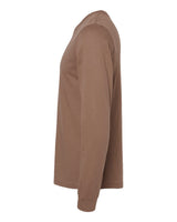 BELLA+CANVAS 3501 Vintage Brown - side, blank shirt