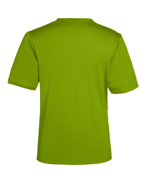 CORE365 CE10 Acid Green performance shirt - Back view