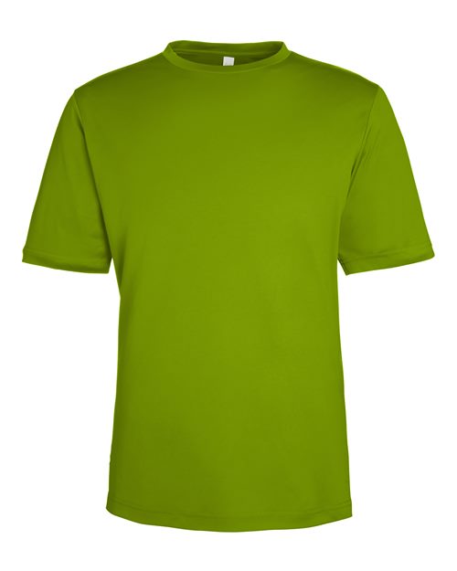 CORE365 CE10 Acid Green performance shirt - Front view