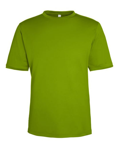 CORE365 CE10 Acid Green performance shirt - Front view