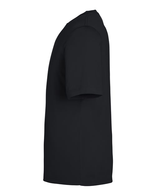 CORE365 CE10 Black performance shirt - Sleeve and side view
