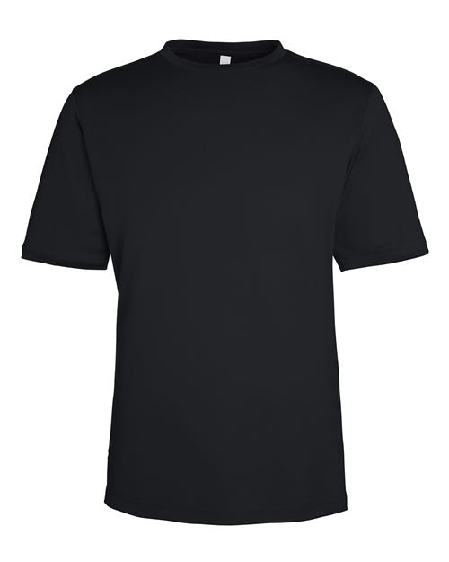 CORE365 CE10 Black performance shirt - Front view