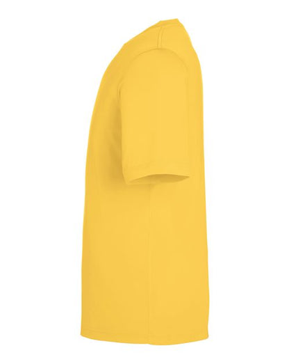 CORE365 CE10 Campus Gold performance shirt - Sleeve and side view