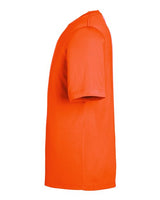 CORE365 CE10 Campus Orange performance shirt - Sleeve and side view