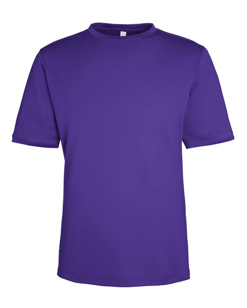 CORE365 CE10 Campus Purple performance shirt - Front view