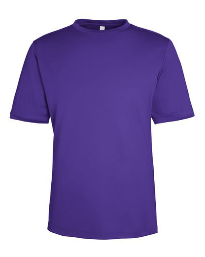 CORE365 CE10 Campus Purple performance shirt - Front view