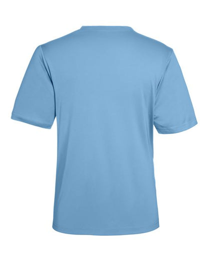 CORE365 CE10 Columbia Blue performance shirt - Back view