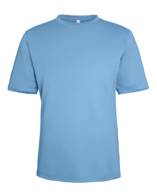 CORE365 CE10 Columbia Blue performance shirt - Front view