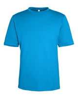 CORE365 CE10 Electric Blue performance shirt - Front view