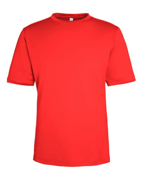 CORE365 CE10 Marina Red performance shirt - Front view