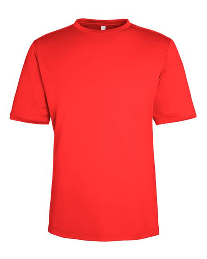CORE365 CE10 Marina Red performance shirt - Front view