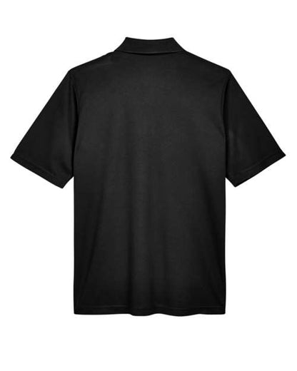 CORE365 88181 Black polo - Back view