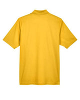 CORE365 88181 Campus Gold polo - Back view