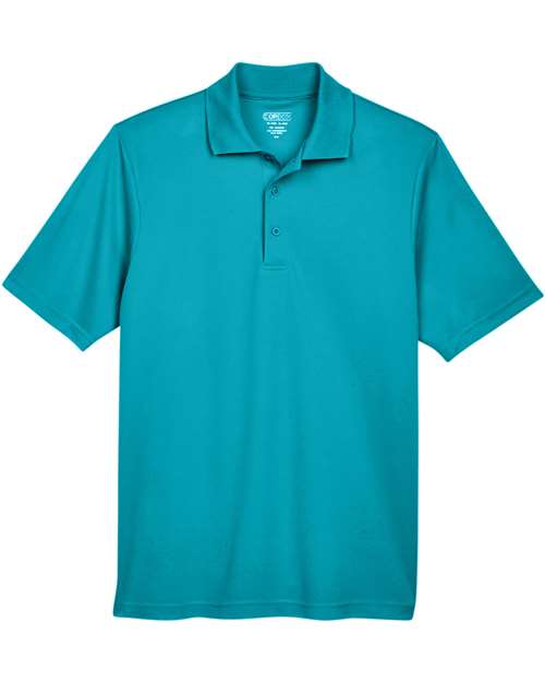 CORE365 88181 Clear Teal polo - Front view