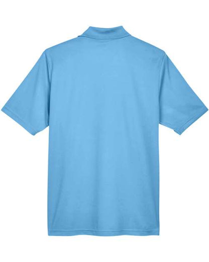 CORE365 88181 Columbia Blue polo - Back view