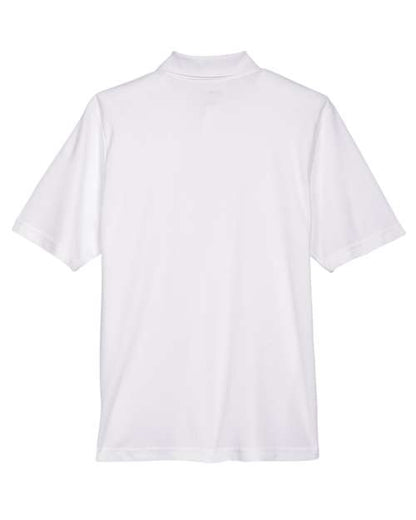 CORE365 88181 White polo - Back view
