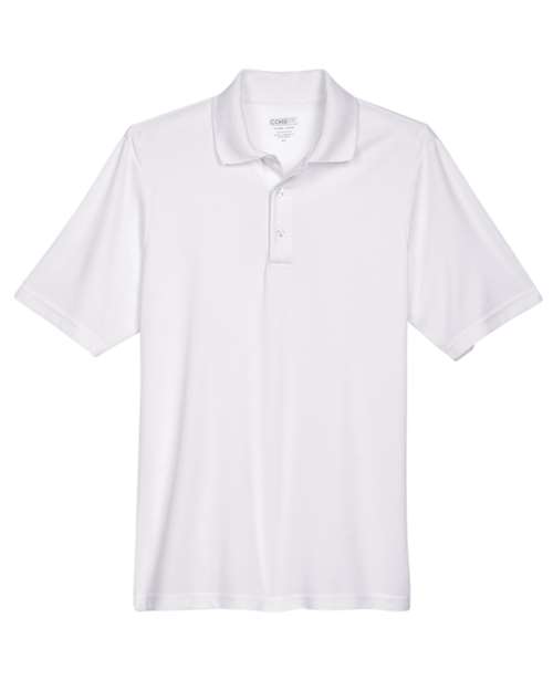 CORE365 88181 White polo - Front view
