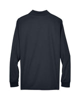 CORE365 88192 Carbon long-sleeve polo - Back view