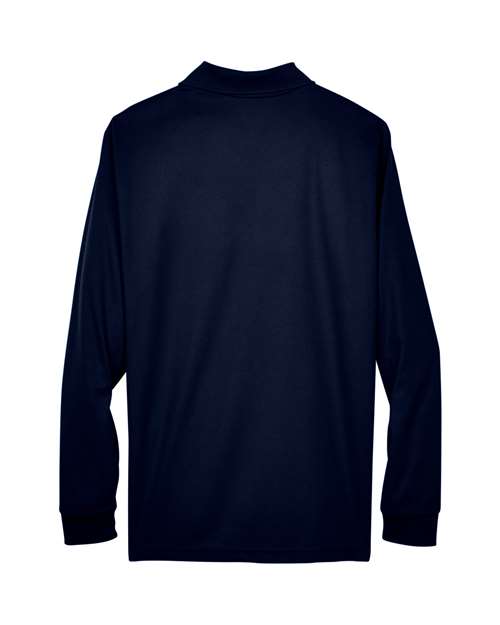 CORE365 88192 Classic Navy long-sleeve polo - Back view