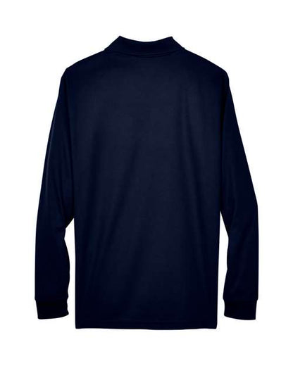 CORE365 88192 Classic Navy long-sleeve polo - Back view
