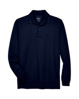 CORE365 88192 Classic Navy long-sleeve polo - Front view