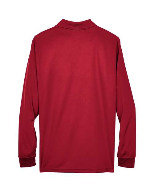 CORE365 88192 Classic Red long-sleeve polo - Back view