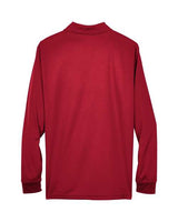 CORE365 88192 Classic Red long-sleeve polo - Back view