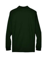 CORE365 88192 Forest long-sleeve polo - Back view