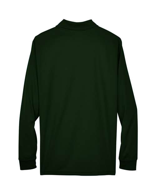CORE365 88192 Forest long-sleeve polo - Back view