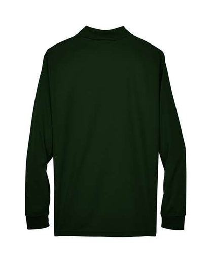 CORE365 88192 Forest long-sleeve polo - Back view