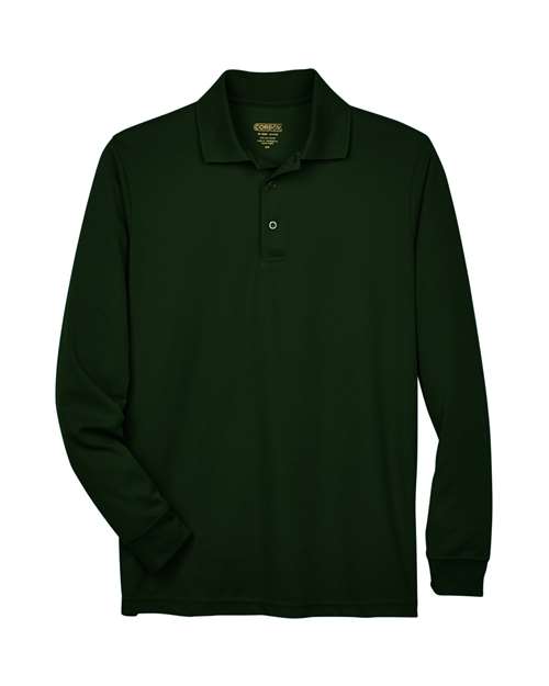 CORE365 88192 Forest long-sleeve polo - Front view