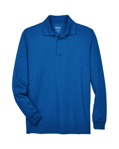 CORE365 88192 True Royal long-sleeve polo - Front view