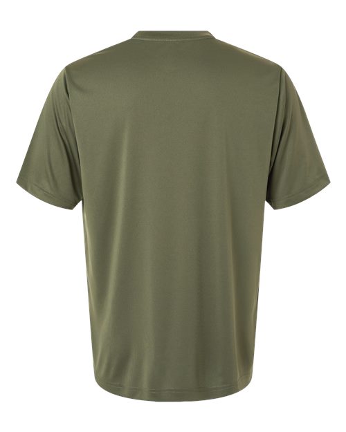 CORE365 CE10 Military Green performance shirt - Back view