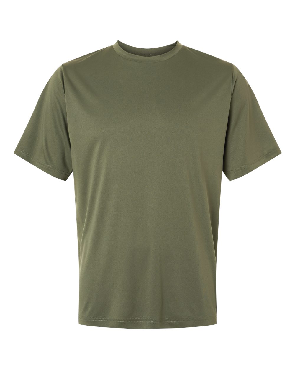 Drift Embroidered Performance Shirt in Military Green