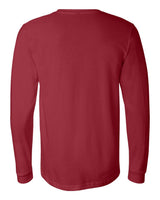 BELLA+CANVAS 3501 Cardinal - back, blank shirt