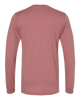 BELLA+CANVAS 3501 Mauve - back, blank shirt