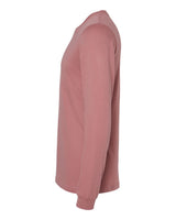 BELLA+CANVAS 3501 Mauve - side, blank shirt