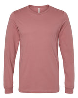 BELLA+CANVAS 3501 Mauve - front, blank shirt