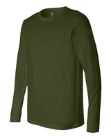 BELLA+CANVAS 3501 Olive - alternate front, blank shirt