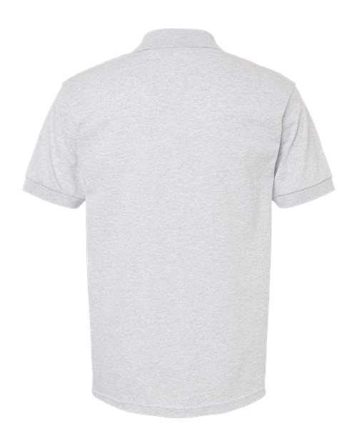 Gildan 8800 Ash polo - Back view