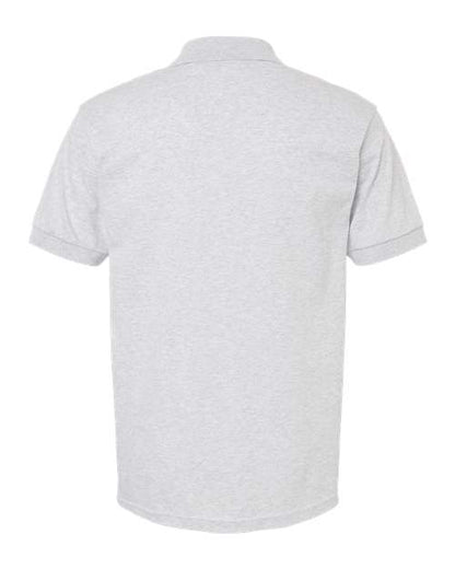 Gildan 8800 Ash polo - Back view